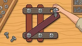 Wood Nuts Master Screw Puzzle